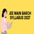 JEE Main BArch Syllabus 2026 - Download Subject Wise syllabus PDF